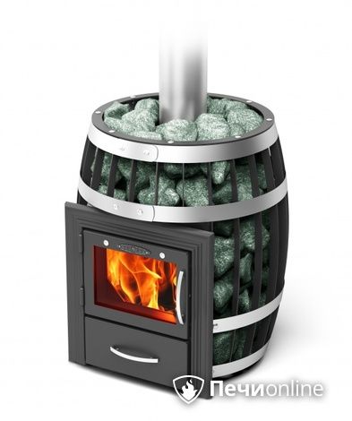 Дровяная печь-каменка TMF Саяны Мини Carbon Люмина КТК в Астрахани